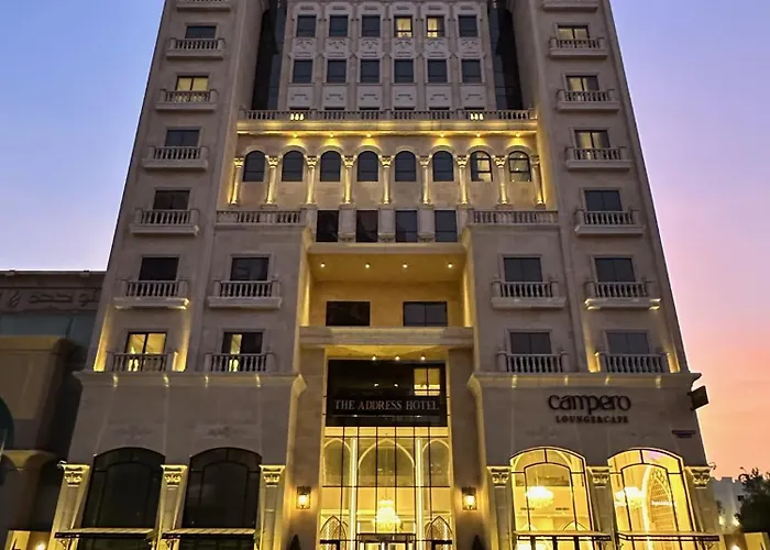 العنوان للشقق المخدومة